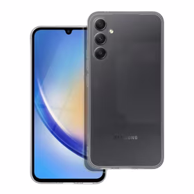 Dėklas telefonui 2 mm skaidrus skirtas SAMSUNG A34 5G (kameros apsauga)
