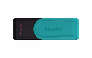 Kingston Technology DataTraveler Exodia S USB atmintukas 128 GB USB A tipo 3.2 Gen 1 (3.1 Gen 1) Juoda, Turkis