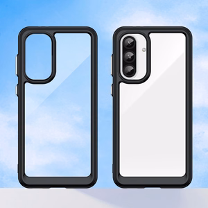 Outer Space dėklas telefonui Samsung Galaxy A56 dėklas su lanksčiu rėmeliu - juodas