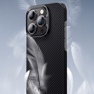 Benks Magnetinis Armor Air Kevlar dėklas telefonui iPhone 15 Plus su metaliniu rėmu 600D (m) - juodas