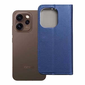 Atverčiamas dėklas Oppo Reno 15 PRO 5G Smart Case Book tamsiai mėlynas