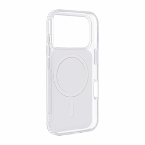 Case for iPhone 17 Pro / 18 Pro (low camera edge) Clear Fusion Mag Cover compatible with MagSafe white