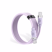 Orico CDX 60W 3A Power Delivery USB-C - USB-C 1m kabelis - violetinis