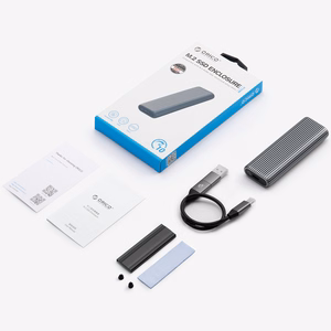 Orico AM2C3-G2 M.2 NVME USB-C 3.2 disku irenginys - pilkas