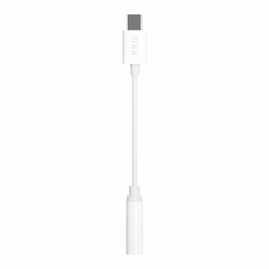 Audio adapteris Dudao L16CPro USB-C to 3.5mm baltas