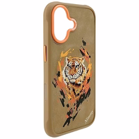 Nimmy Tiger Magnetinis dėklas telefonui iPhone 17 - šviesiai rudas
