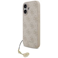 Guess 4G Charms Collection Magnetinis dėklas telefonui iPhone 17 - rožinė