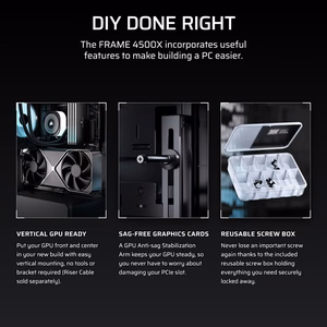 Corsair 4500X RS-R ARGB grūdintas stiklas vidutinio bokštelio korpusas, juodas