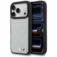 BMW M Shape Logo MagSafe Dėklas for iPhone 17 Pro pilkas