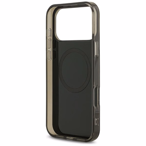 US Polo DH and Bottom Stripe Logo MagSafe Dėklas telefonui iPhone 17 Pro Max - juodas