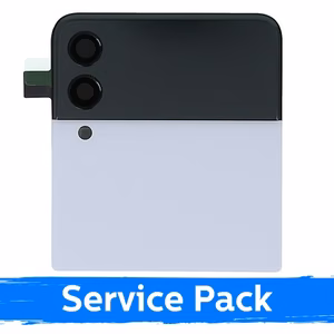 LCD ekranas suderinamas su Samsung F711 Z Flip3 (OUTER) su rėmeliu / Baltas / (Service Pack)