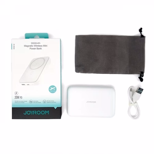 Išorinė baterija Joyroom JR-W020 balta 10000mAh 20W (PD / QC3.0) + Type-C laidas