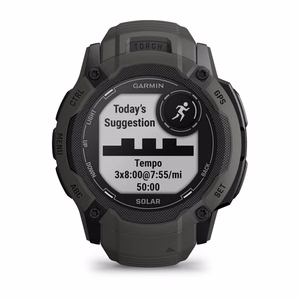 Garmin Instinct 2X Solar 2,79 cm (1.1") MIP 50 mm Skaitmeninis 176 x 176 pikseliai Lietimui jautrus ekranas Grafitas GPS (palydovinis)