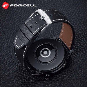FORCELL F-DESIGN FS21 ekologiškos odos dirželis SAMSUNG laikrodžiui 20 mm rudas