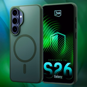 Samsung Galaxy S26+ - 3mk Smoke MagCase Green