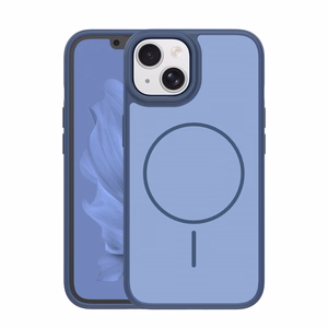 Frame Thin Mag чехол для iPhone 14 6,1" тёмно-синий