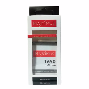 Baterija MAXXIMUS HUAWEI E5573 LTE 4G 1650mAh modemui HB434666RBC