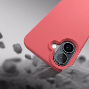 Etteri Silikoninis Mag dėklas for iPhone 17 raspberry