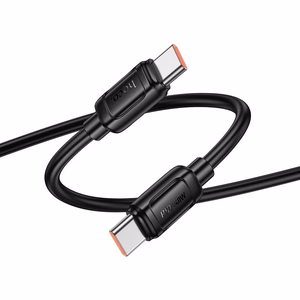 Kabelis USB C į USB C Hoco PD 5A 240W 1 m X115 juodas