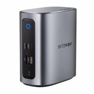 Blitzwolf BW-TH15 17in1 prijungimo stotelė 2xHD+DP+4xC+3xUSB 3.0+USB 3.1+C 3.2+C PD+RJ45+micro SD+SD+3.5mm Audio