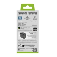 SBS LTHL200 USB-A - Micro-USB kabelis 1 m - juodas