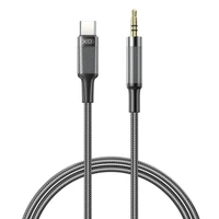 XO audio kabelis NB-R279B USB-C - lizdas 3,5 mm 1,0 m, baltas