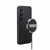 Benks Montage Magnetinis Armor Pro Kevlar Dėklas Metalinis Rėmas 600D+1500D (MA41) Samsung Galaxy S24 Plus juodas