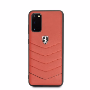 Ferrari kietasis dėklas FEHQUHCS62RE S20 G980 raudonas Heritage