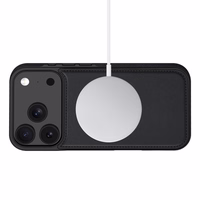 Tech-Protect piniginės magnetinis dėklas telefonui iPhone 17 Pro Max - matinė juoda