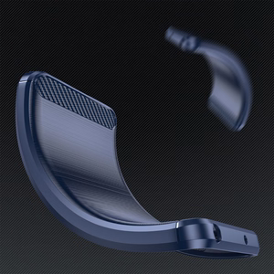 Carbon dėklas telefonui Realme C35 lankstus silikoninis anglies dėklas juodas