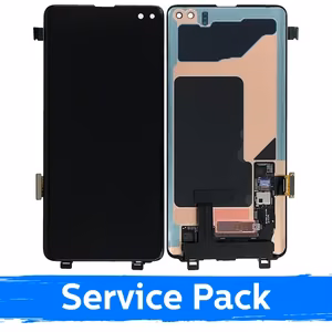 Ekranas skirtas Samsung G975 S10 Plus juodas (Service Pack) (NF version)