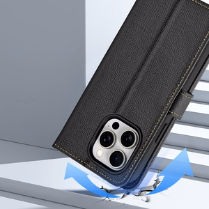 Dux Ducis Lawa odinis dėklas telefonui iPhone 15 Pro Max - juodas