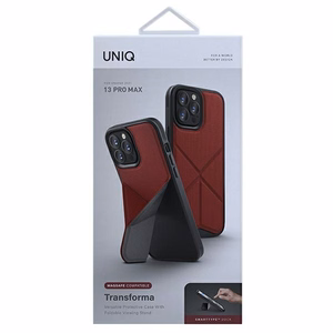 Dėklas telefonui (m) Uniq Transforma MagSafe iPhone 13 Pro Max - raudonas (m)