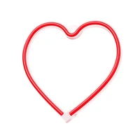 Neon LED Light HEART red Bat + USB FLNE07 Forever Light