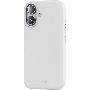 Benks magnetinis Vita Pro silikoninis dėklas telefonui, skirtas Iphone 16, pilkas