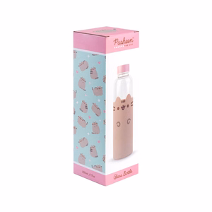 Pusheen stiklinė gertuvė, 500 ml