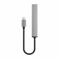 Orico AH-13 USB-C Hub prijungimo stotelė 1x USB-A 3.0 + 3x USB-A 2.0 - pilka