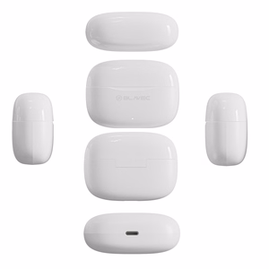 Blavec Bluetooth TWS Ausinės BW-08 Speak AI baltos