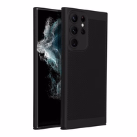 BREEZY dėklas telefonui SAMSUNG S22 Ultra juodas