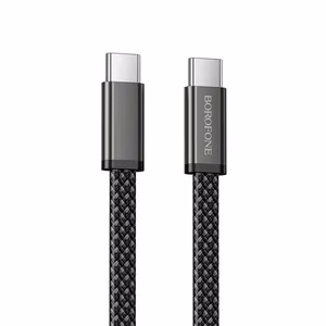 Borofone laidas BX124 Peace - Type C į Type C - PD 60W 1 metras juodas