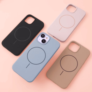 Silikoninis Thin Mag dėklas for iPhone 16 6,1" juodas