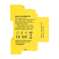 Shelly RGBWW Pro WiFi 5-Channel DIN Rail Lighting Controller