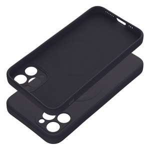 SILICONE MAG COVER dėklas telefonui, suderinamas su MagSafe, IPHONE 11 Pro juodas