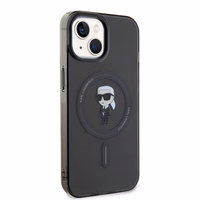 KARL LAGERFELD KLHMP14SHFCKON IPHONE 14/15/13 6.1 "JUODAS / JUODAS DĖKLAS IML IKONIK MAGSAFE