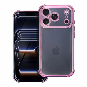 Dėklas ANTISHOCK ELECTRO IPHONE 17 Pro rožinis