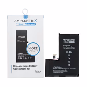 AmpSentrix Basic baterija iPhone 14 Pro (didelės talpos 3480 mAh)