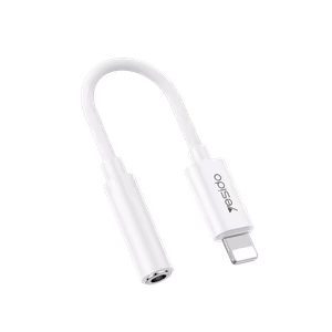 Yesido adapteris YAU44 Audio - Lightning į 3,5 mm jack - baltas