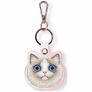 Nimmy New Big Eyed Pet 2.0 didžiaakės katės formos sekiklio dėklas – rožinis