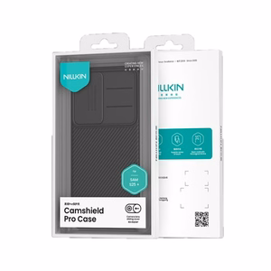 Nillkin CamShield Pro dėklas telefonui Samsung S25+ su kameros dangteliu - Juodas