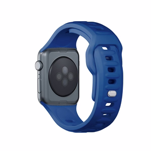 42/44/45/46/49 mm Blue (big) - 3mk Silicone Watch Strap for Apple